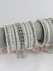 Hala Bangle Set / Stack-White