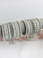 Hala Bangle Set / Stack-White