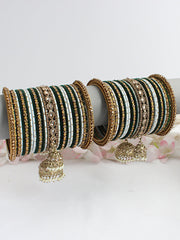 Ishleen Bangle set-Green 