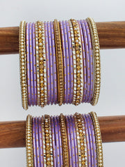Amrita Bangle Set / Stack-Lavender 