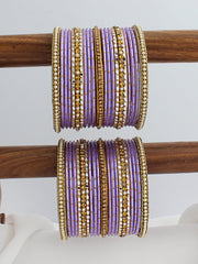 Amrita Bangle Set / Stack-Lavender 