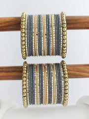 Ushan Bangle Set / Stack-Grey 