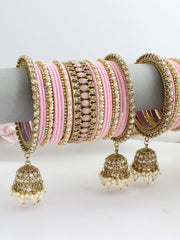 Virisha Bangle Set / Stack-pastel Pink