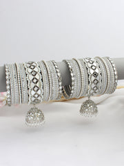 Ivana Bangle Set / Stack-Silver 