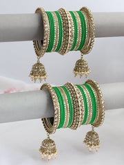 Atiyah Bangle Set / Stack-Green