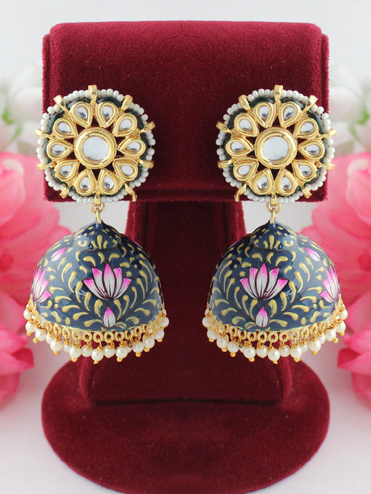 Tapsee Earrings-Blue