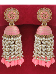 Heena Earrings-Pastel Pink