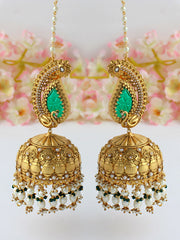Aishwarya Earrings-Green