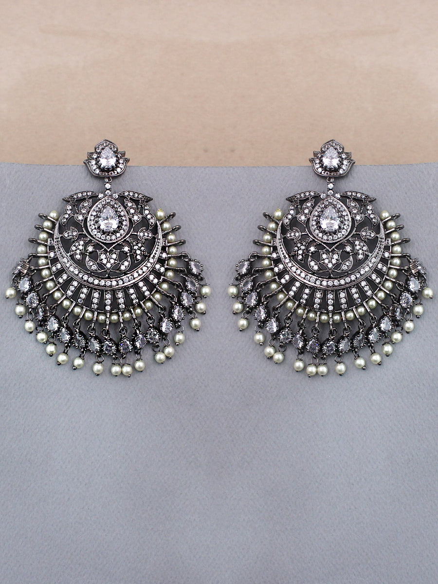 Lavanya Earrings-Silver