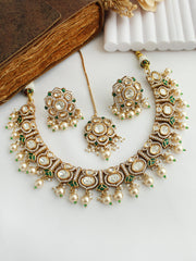 Zania Necklace Set -Green