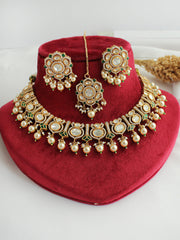 Zania Necklace Set -Green
