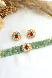 Ruhisha Choker Necklace Set-Ruhisha