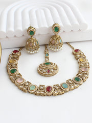 Lavika Choker Necklace Set