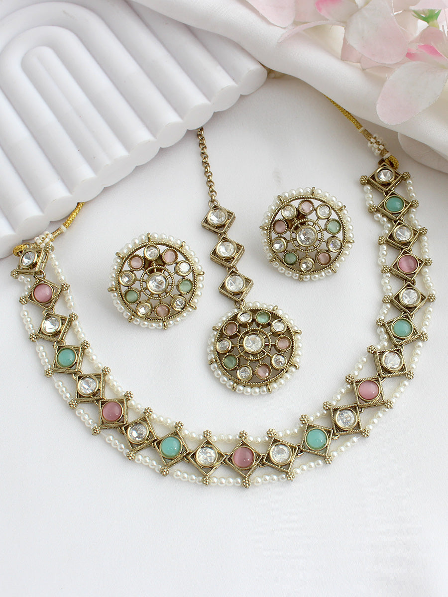 Vihani Choker Necklace set
