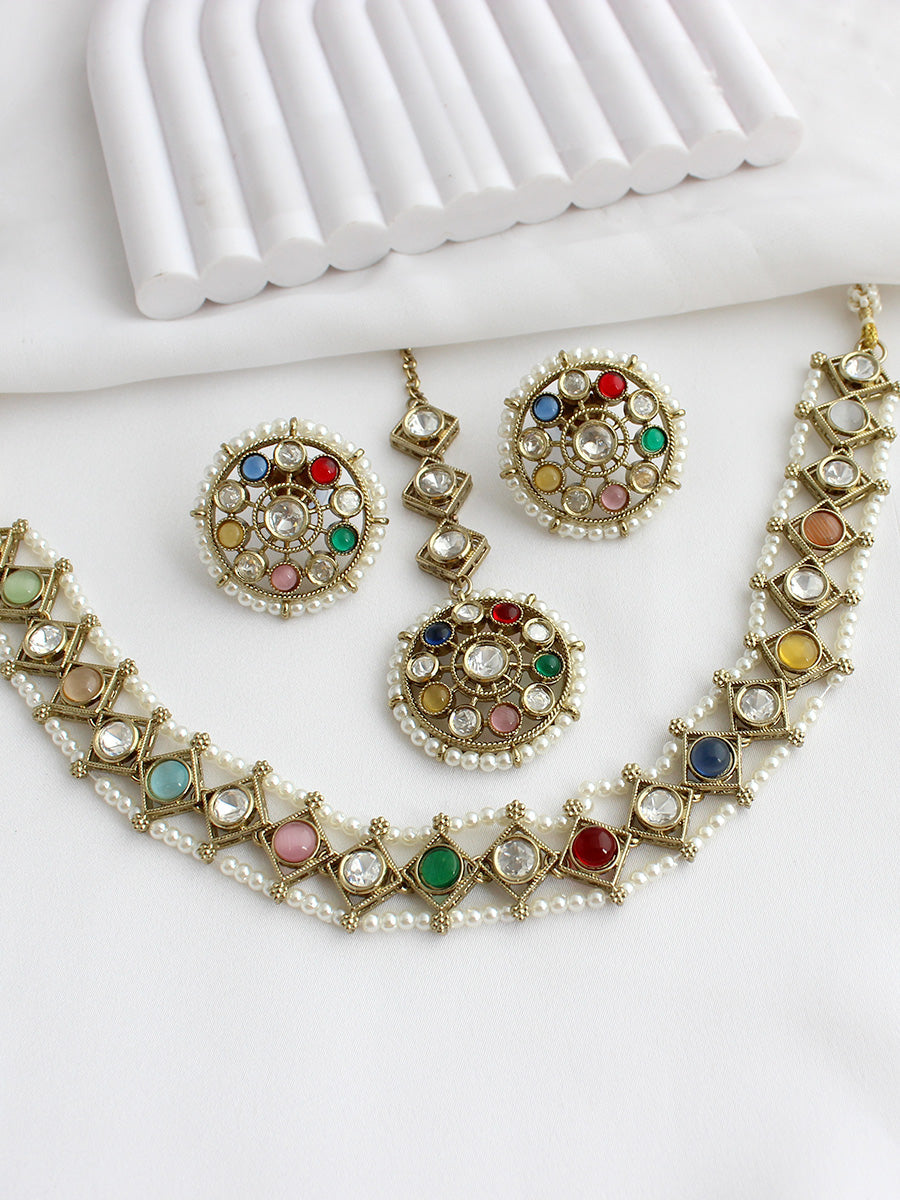 Vihani Choker Necklace set